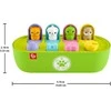 Mattel FISHER-PRICE iššokančių gyvūnėlių žaidimas (JDL66)