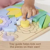 Mattel FISHER-PRICE medinė dėlionė – Gėlės (HXT97)