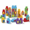 Mattel MEGA BLOKS kaladėlių rinkinys ABC (krepšyje 30 det.) (HRR60)