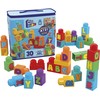Mattel MEGA BLOKS kaladėlių rinkinys ABC (krepšyje 30 det.) (HRR60)