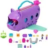 Mattel POLLY POCKET katinėlio lėktuvo žaidimų rinkinys (HWP19)