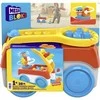 Mega Bloks rinkinys „Vagonas su ratukais ir statymo pagrindu“