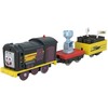 THOMAS &amp; FRIENDS motorizuotas teminis garvežiukas su vagonu