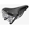 Dviračio balnas Brooks B 66 juodas 205x100mm