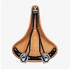 Dviračio balnas Brooks B 67 rudas 205x73mm