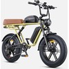 Dviratis 20" elektrinis Engwe M1 dviguba baterija geltonas