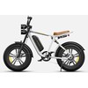 Dviratis 20" elektrinis Engwe M20 viena baterija baltas