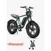 Dviratis 20" elektrinis Engwe M20 viena baterija žalias