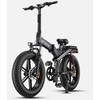 Dviratis 20" elektrinis Engwe X20 dviguba baterija juodas
