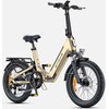 Dviratis 20" elektrinis Engwe L20 3.0 BOOST šampaninis