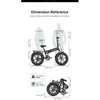 Dviratis 20" elektrinis Engwe EP-2 PRO juodas (Nemokamas pristatymas)