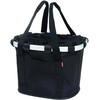 Gertuvė Kita Krepšys ant dviračio vairo Bikebasket juodas su burbulais 350x280x260 mm 15L