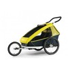 Kita Priekaba vaikams Croozer Kid for 2 juoda/geltona