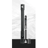 Pompa Crankbrothers Hand clic HP W/CO2 GAUGE juoda