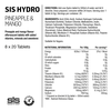 Elektrolitų gėrimas tabletėmis SiS Go Hydro Pineapple & Mango 20x4g
