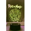 Lempa 3D Led Rick and Morty