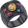 Pakabukas žiedas Marvel Thanos stones
