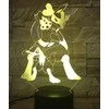 Vaikiškas šviestuvas 3D Led Pokemon