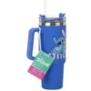 Paladone ABYstyle DISNEY Classics Stitch Mėlyna Sandarus Puodelis su Šiaudeliu | 900 ml