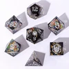 Captured Magic Sharp Edge RPG Resin Dice Set - Galactic Dust