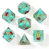 Captured Magic Sharp Edge RPG Resin Dice Set - Meadow Magic