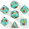 Captured Magic Sharp Edge RPG Resin Dice Set - Meadow Magic