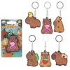 Capybara – PVC raktų pakabukas (6 vnt., įvairių modelių)
