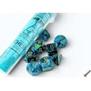 Chessex Gemini Žalias-Teal/Gold Lab Polyhedral 7-Die Set