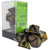 Chessex Polyhedral Deep Forest/auksinis 7-Die Set