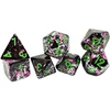 Chessex Polyhedral Paintball/žalias 7-Die Set