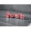 Chessex Polyhedral Speckled Lava Stone/baltas 7-Die Set