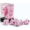 Chessex Polyhedral Speckled Rožinė/juodas 7-Die Set