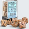 Chessex Polyhedral Speckled Rust/juodas 7-Die Set