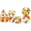 Chessex Polyhedral Sunrise/juodas 7-Die Set