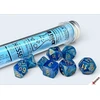 Chessex Shimmer Aqueous/Gold Lab Polyhedral 7-Die Set