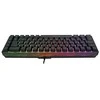 Klaviatūra Klavitūra DELTACO GAMING, US išdėstymas, Mini RGB membraninė, pusiau permatoma, juoda / 4222268 / GAM-158-US