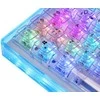 Mechaninė DELTACO GAMING klaviatūra,US išdėstymas, permatoma, RGB / 4222267 / GAM-160-T-US