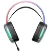 DH230 pusiau permatomos žaidimų ausinės DELTACO GAMING, RGB apšvietimas ant galvos juostos ir ausų kaušelių / GAM-186 / 4222394