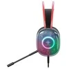 DH230 pusiau permatomos žaidimų ausinės DELTACO GAMING, RGB apšvietimas ant galvos juostos ir ausų kaušelių / GAM-186 / 4222394