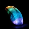 Pusiau permatoma DELTACO GAMING pelė, RGB, itin lengva, balta / GAM-144-W