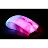 Pusiau permatoma DELTACO GAMING pelė, RGB, itin lengva, balta / GAM-144-W