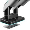 Diablo Chairs Diablo dvigubas monitoriaus laikiklis 49 colių ekranams | Pilka-juoda RGB X-Arm Dual