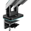 Diablo Chairs Diablo dvigubas monitoriaus laikiklis 49 colių ekranams | Pilka-juoda RGB X-Arm Dual