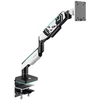 Diablo Chairs Diablo monitoriaus laikiklis 49-Inch | Baltas RGB X-Arm Dual