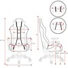 Diablo Chairs Diablo X-One 2.0 Normal Size Electric Geltona ergonominė kėdė