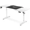 Diablo Chairs Diablo X-Tension 1600 Baltas elektra reguliuojamas Žaidimų Stalas | 1600 x 600 x 1170 mm