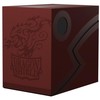 Dragon Shield Double Shell Deck Box - Blood Raudona/Juodas