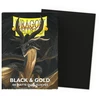 Dragon Shield Sleeves - Matte Standard size - Juodas & Gold (100 Sleeves)