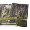 Dragon Shield Standard size License Sleeves - Landfall Series - Verdant Catacomb (100 Sleeves)