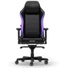 DXRACER Master Series XL F24 juoda-violetinė dirbtinės odos ergonominė kėdė (LTA-NV-X1)